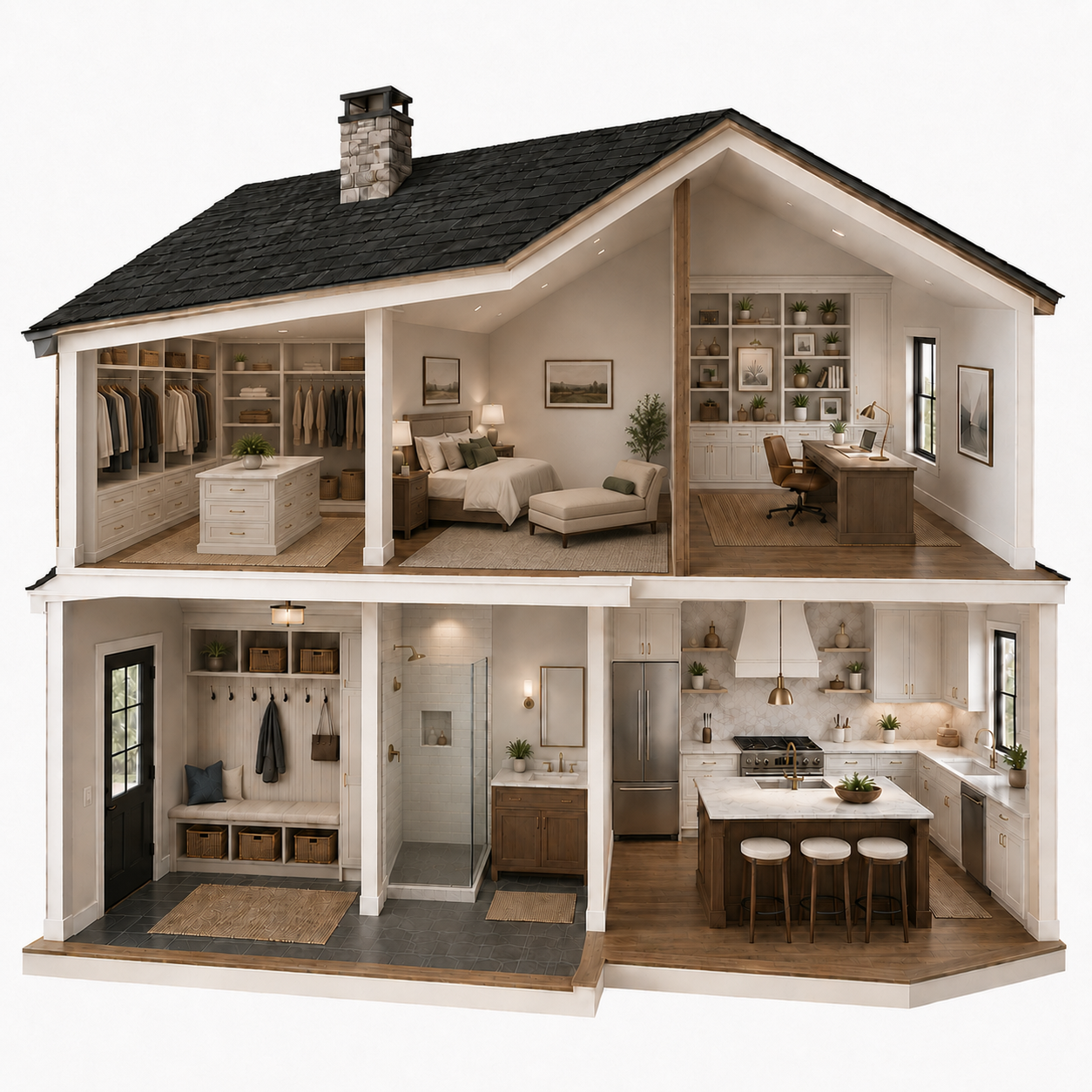 Interactive dollhouse