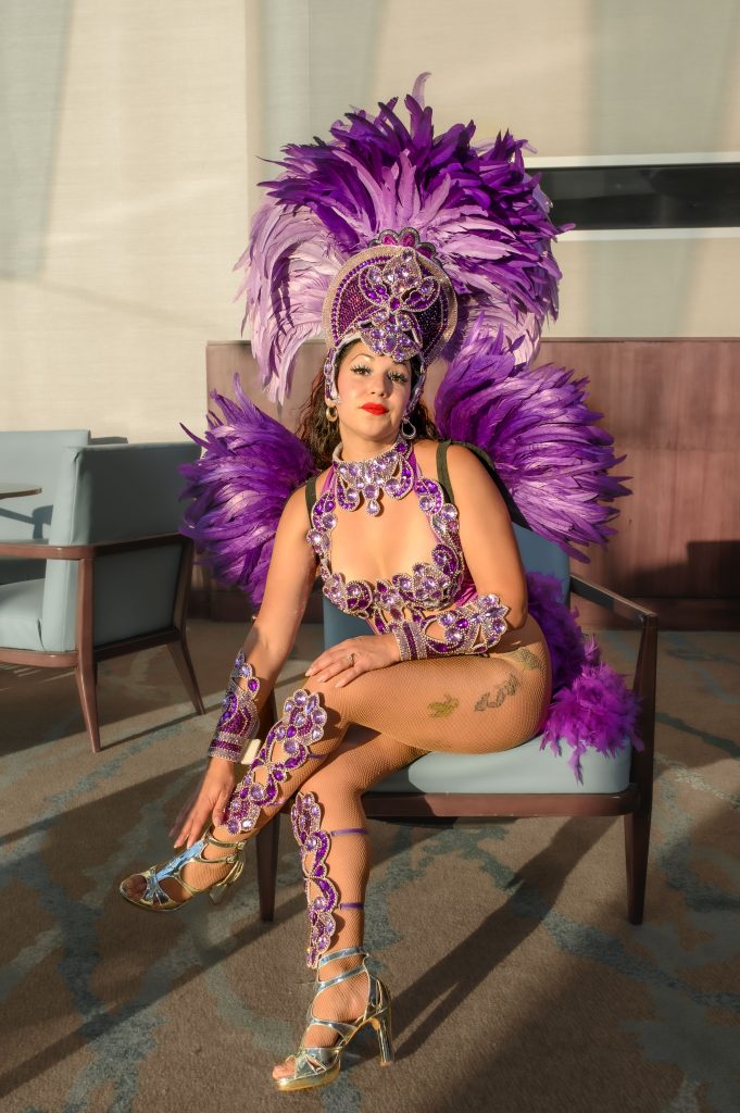 Lesly Beauvais- Samba Dancer - Purple costume
