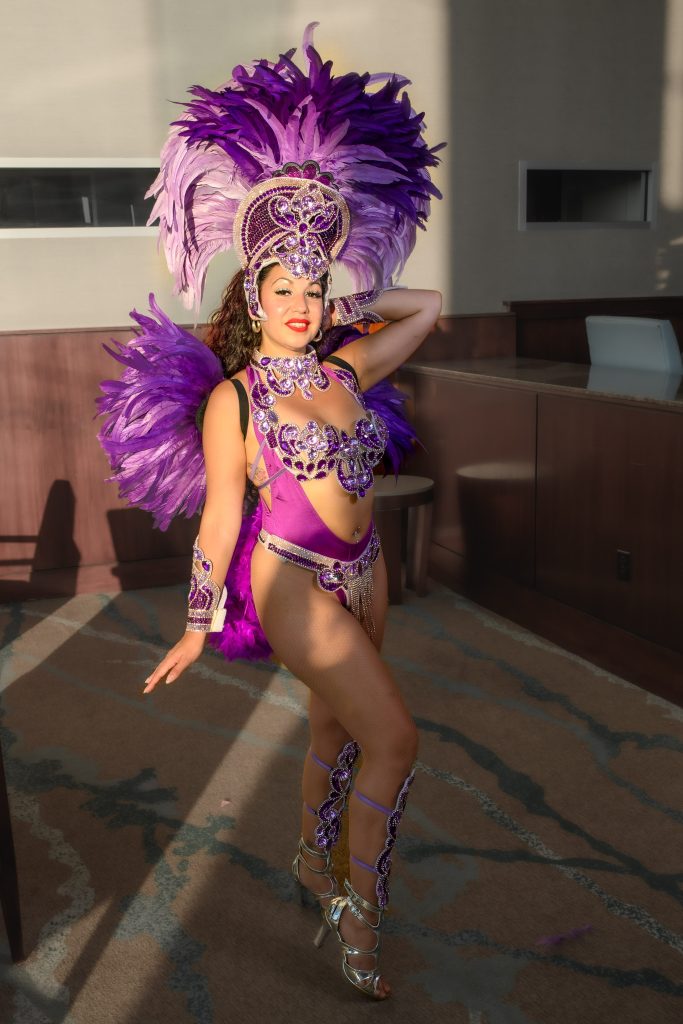 Lesly Beauvais- Samba Dancer - Purple costume