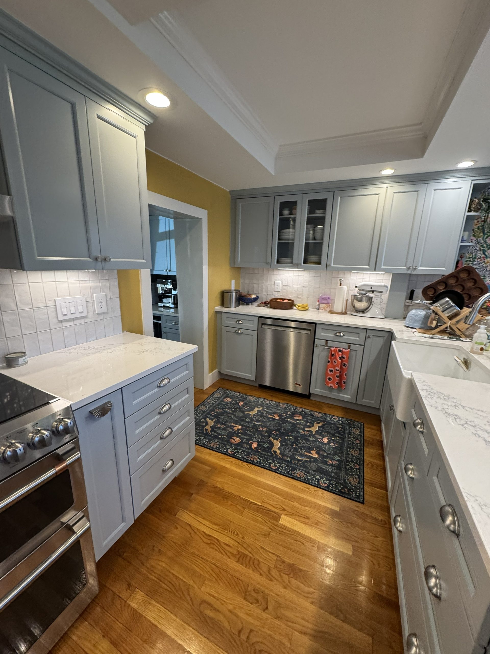 A Brighter Take on a Traditional Kitchen